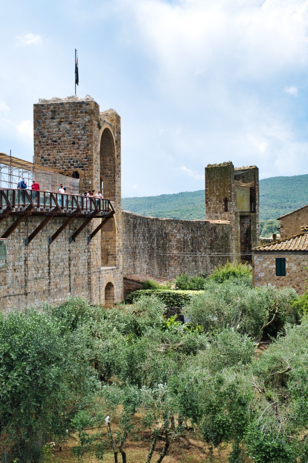 Fortress walls of Monteriggioni